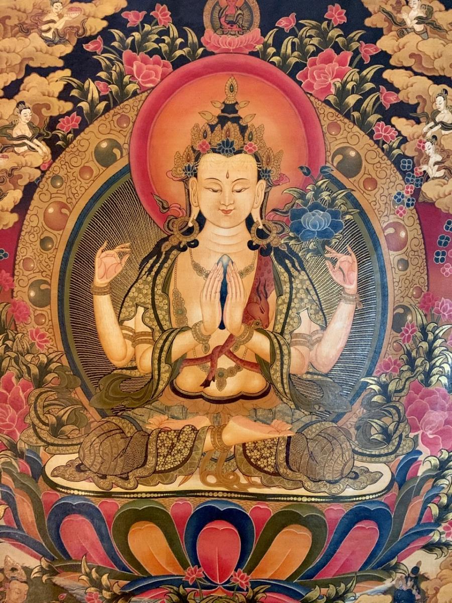 Avalokitesvara. Bodhisattva of compassionate action 