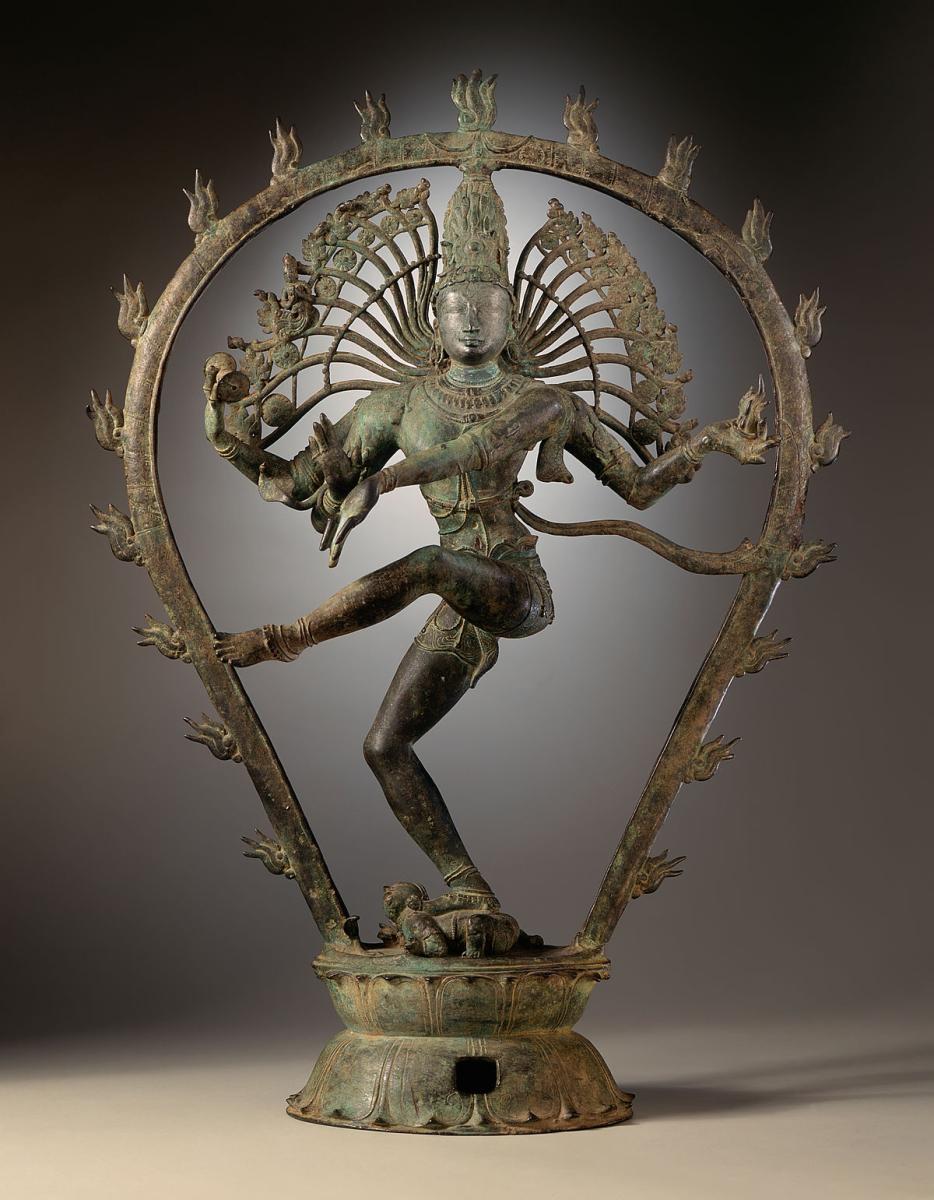 Shiva nataraja and the Buddha 